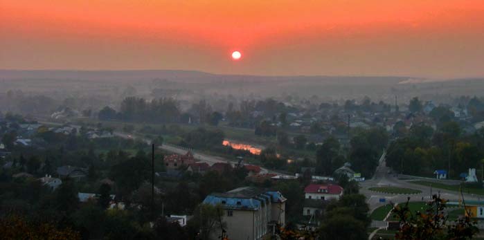 Image - Halych: view from the castle hill.